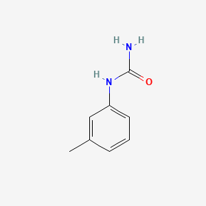 molecular formula C8H10N2O B1215503 m-Tolylurea CAS No. 63-99-0