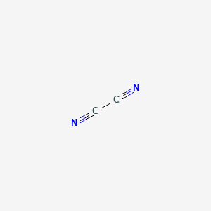 molecular formula C2N2<br>(CN)2 B1215507 Cyanogen CAS No. 460-19-5