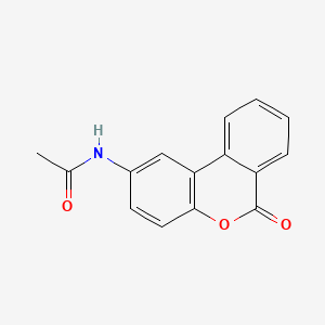 molecular formula C15H11NO3 B1215512 N-(6-oxobenzo[c]chromen-2-yl)acetamide CAS No. 5096-19-5