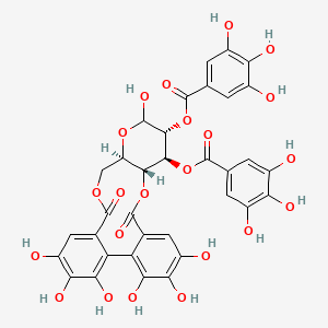 molecular formula C34H26O22 B1215536 Tellimagrandin I 