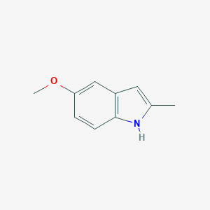 molecular formula C10H11NO B121554 5-Methoxy-2-methylindole CAS No. 1076-74-0