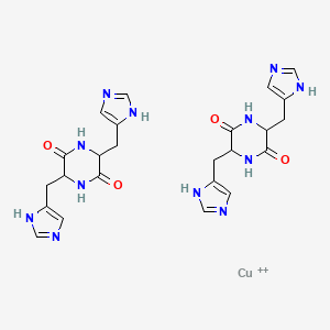 molecular formula C24H28CuN12O4+2 B1215567 Bchhcu CAS No. 70586-71-9