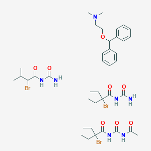 molecular formula C39H60Br3N7O8 B1215570 Dolestan CAS No. 58748-06-4