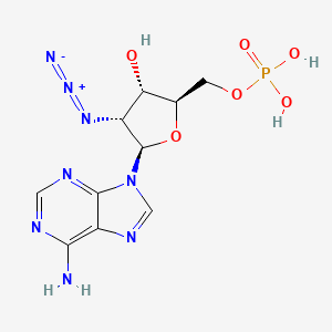 9-(2-Azido-2-deoxy-5-O-phosphonopentofuranosyl)-9H-purin-6-amine