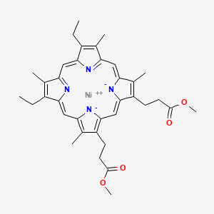 molecular formula C36H40N4NiO4 B1215577 Nickel(II) mesoporphirin IX dimethyl ester CAS No. 15892-09-8