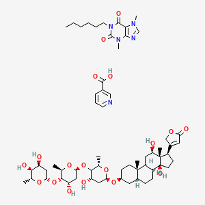 molecular formula C60H89N5O18 B1215587 Card-cosaldon CAS No. 61216-25-9