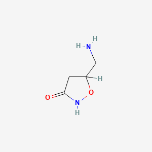 5-(Aminomethyl)isoxazolidin-3-one