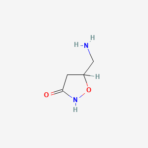 molecular formula C4H8N2O2 B1215588 Dihydromuscimol CAS No. 72241-46-4