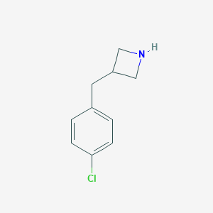 molecular formula C10H12ClN B121559 3-(4-Chlorobenzyl)azetidine CAS No. 606129-49-1