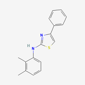 molecular formula C17H16N2S B12155943 N-(2,3-dimethylphenyl)-4-phenyl-1,3-thiazol-2-amine 
