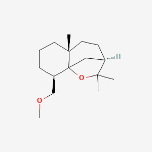 9-(Methoxymethyl)-2,2,5a-trimethyloctahydro-2H-3,9a-methano-1-benzoxepine