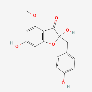molecular formula C16H14O6 B1215608 Marsupsin CAS No. 83889-80-9
