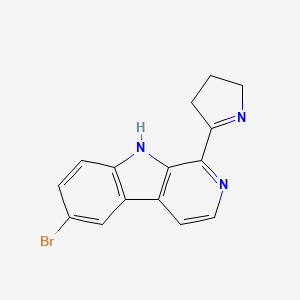 molecular formula C15H12BrN3 B1215615 Eudistomin H CAS No. 88704-44-3