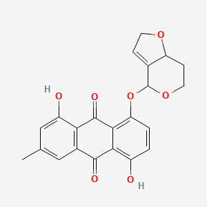 molecular formula C22H18O7 B1215618 Mycotoxin 81 CAS No. 93513-59-8