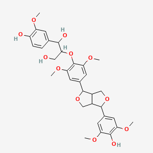 molecular formula C32H38O12 B1215622 Buddlenol C 