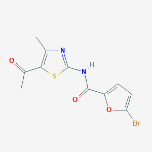 N-(5-acetyl-4-methyl-2-thiazolyl)-5-bromo-2-furancarboxamide