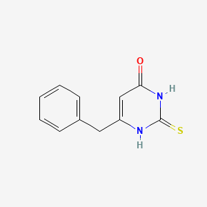 molecular formula C11H10N2OS B1215630 Benzylthiouracil CAS No. 6336-50-1