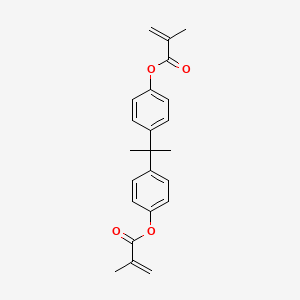 molecular formula C23H24O4 B1215637 Bisphenol A dimethacrylate CAS No. 3253-39-2
