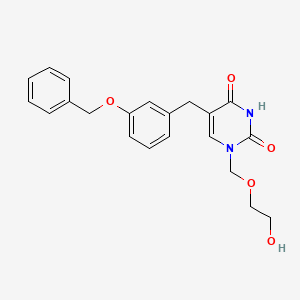 1-((2-Hydroxyethoxy)methyl)-5-(3-(benzyloxy)benzyl)pyrimidine-2,4(1H,3H)-dione
