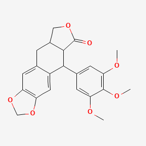 molecular formula C22H22O7 B1215646 Isoanthricin 