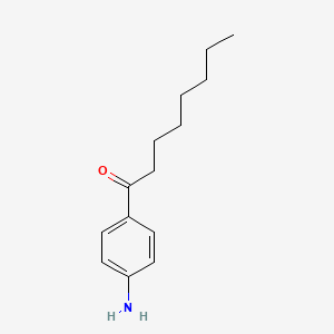 molecular formula C14H21NO B1215662 4'-Aminooctanophenone CAS No. 63884-78-6