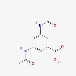 molecular formula C11H12N2O4 B1215665 3,5-Diacetamidobenzoic acid CAS No. 7743-39-7