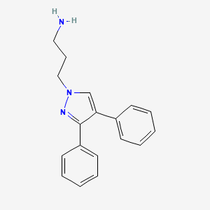 3,4-Diphenyl-1H-pyrazole-1-propanamine