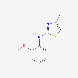 molecular formula C11H12N2OS B12156733 N-(2-methoxyphenyl)-4-methyl-1,3-thiazol-2-amine 