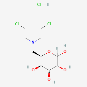 molecular formula C10H20Cl3NO5 B1215699 Galamustine hydrochloride CAS No. 107811-63-2