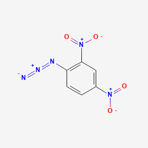 molecular formula C6H3N5O4 B1215701 1-Azido-2,4-dinitrobenzene CAS No. 4096-88-2