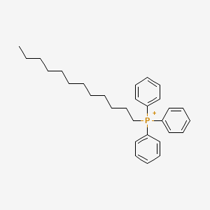 molecular formula C30H40P+ B1215703 Dodecyltriphenylphosphonium 