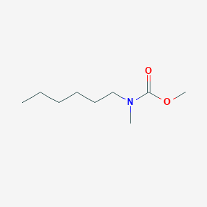 molecular formula C9H19NO2 B121572 methyl N-hexyl-N-methylcarbamate CAS No. 156899-17-1