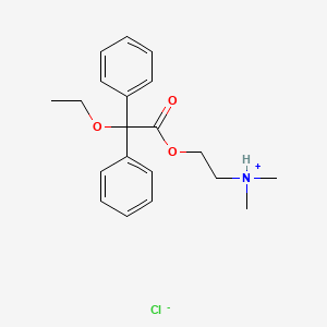 molecular formula C20H26ClNO3 B1215721 Estocin CAS No. 2424-75-1