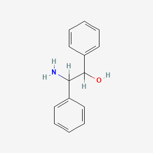 molecular formula C14H15NO B1215729 2-Amino-1,2-diphenylethanol CAS No. 530-36-9