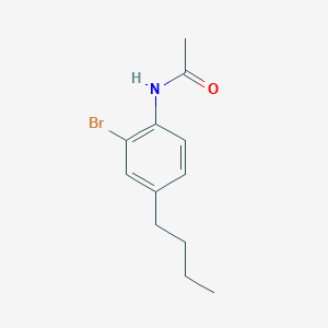 molecular formula C12H16BrNO B12157439 N-(2-bromo-4-butylphenyl)acetamide CAS No. 143359-99-3