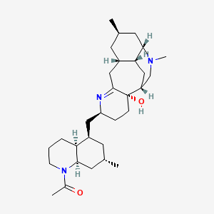 molecular formula C30H49N3O2 B1215746 Oxolucidine B 