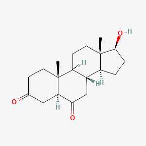 molecular formula C19H28O3 B1215758 6-Ketodihydrotestosterone CAS No. 899-39-8
