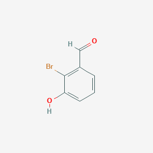 molecular formula C7H5BrO2 B121576 2-溴-3-羟基苯甲醛 CAS No. 196081-71-7