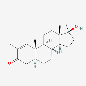 molecular formula C21H32O2 B1215765 Methylstenbolone CAS No. 6176-38-1