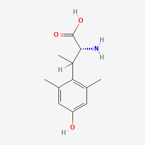 molecular formula C12H17NO3 B1215769 beta,2,6-Trimethyltyrosine CAS No. 143739-15-5