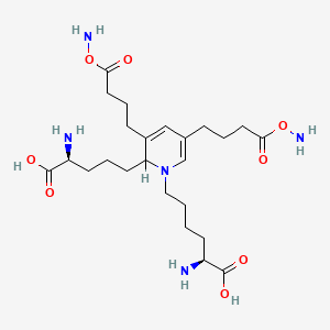 molecular formula C24H41N5O8 B1215772 Dihydroisodesmosine CAS No. 53733-89-4