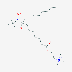 molecular formula C25H50N2O4+ B1215773 8-Doxylpalmitoylcholine CAS No. 55620-99-0