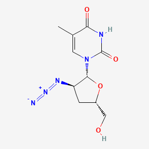 molecular formula C10H13N5O4 B1215783 2'-Azido-2',3'-dideoxy-5-methyluridine 