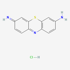 molecular formula C12H10ClN3S B1215809 Thrombin CAS No. 635-76-7