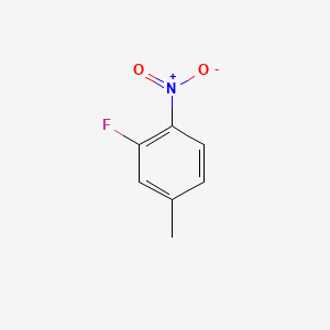 molecular formula C7H6FNO2 B1215810 3-Fluoro-4-nitrotoluene CAS No. 446-34-4
