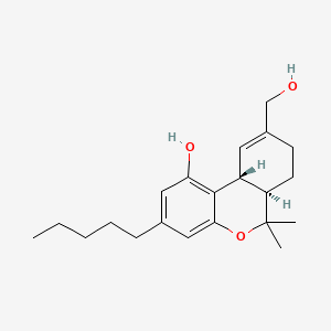molecular formula C21H30O3 B1215826 11-Hydroxytetrahydrocannabinol CAS No. 36557-05-8