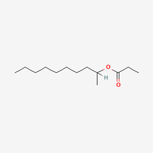 molecular formula C13H26O2 B1215832 Decan-2-yl propanoate CAS No. 55683-11-9