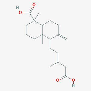 molecular formula C20H32O4 B1215834 Dihydroagathic acid 