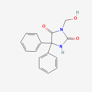 3-(Hydroxymethyl)-5,5-diphenylimidazolidine-2,4-dione