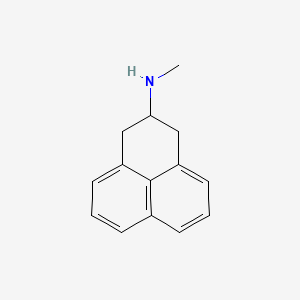 molecular formula C14H15N B1215848 2,3-Dihydro-N-methyl-1H-phenalen-2-amine CAS No. 33448-25-8
